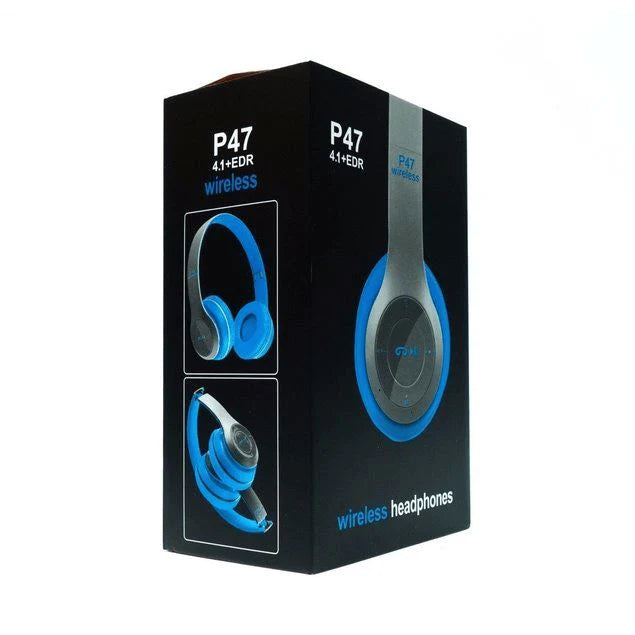 Audífonos Bluetooth P47 Stereo Radio