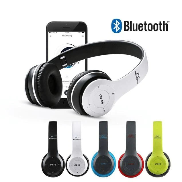 Audífonos Bluetooth P47 Stereo Radio