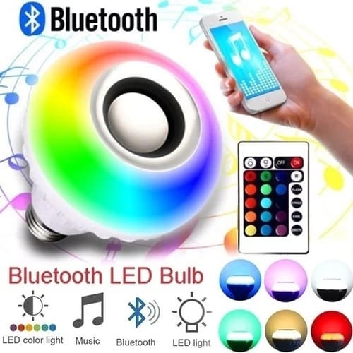 Bombilla LED Bluetooth con Altavoz